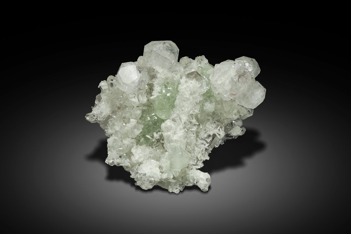 Analcime, Prehnite, Quartz