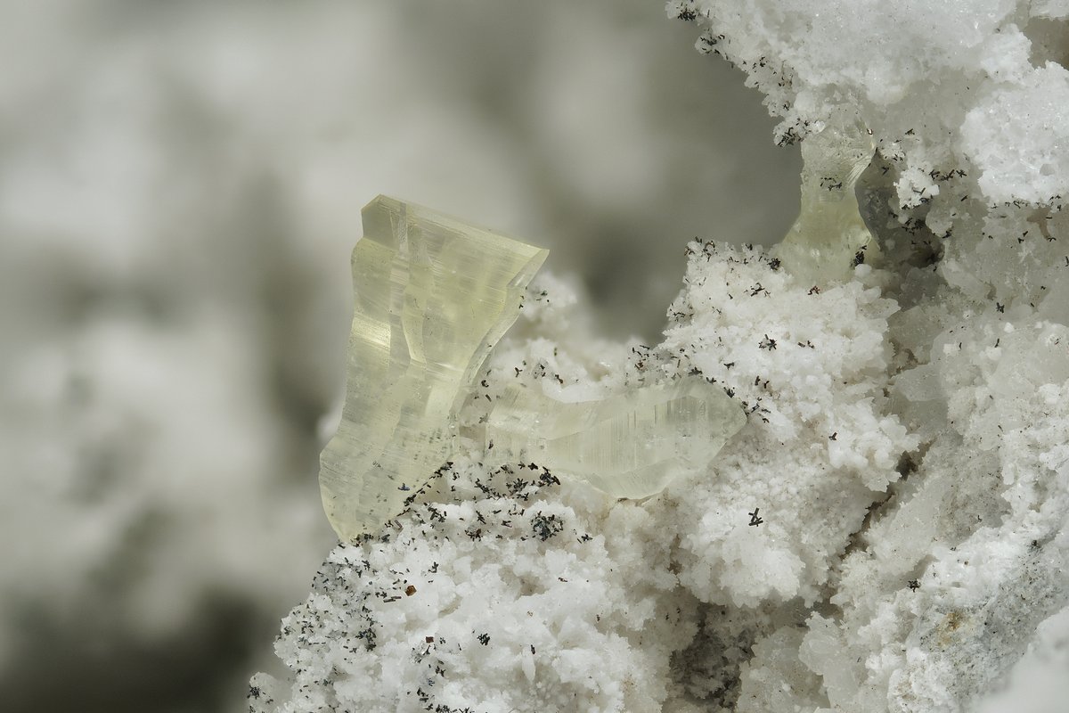Crystal clear weloganites, and fascinating shape