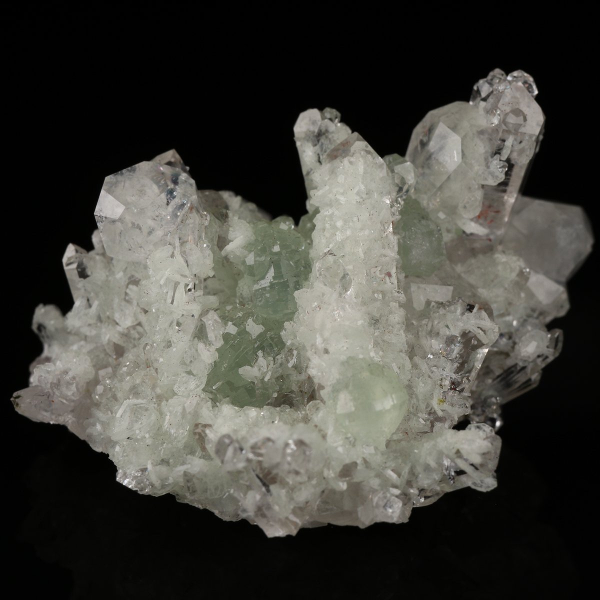 Analcime, Prehnite, Quartz