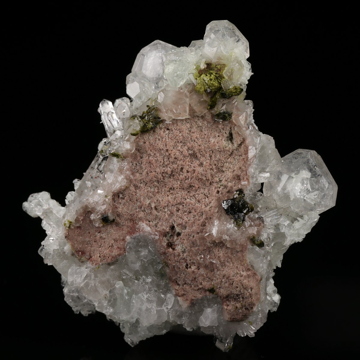 Analcime, Prehnite, Quartz