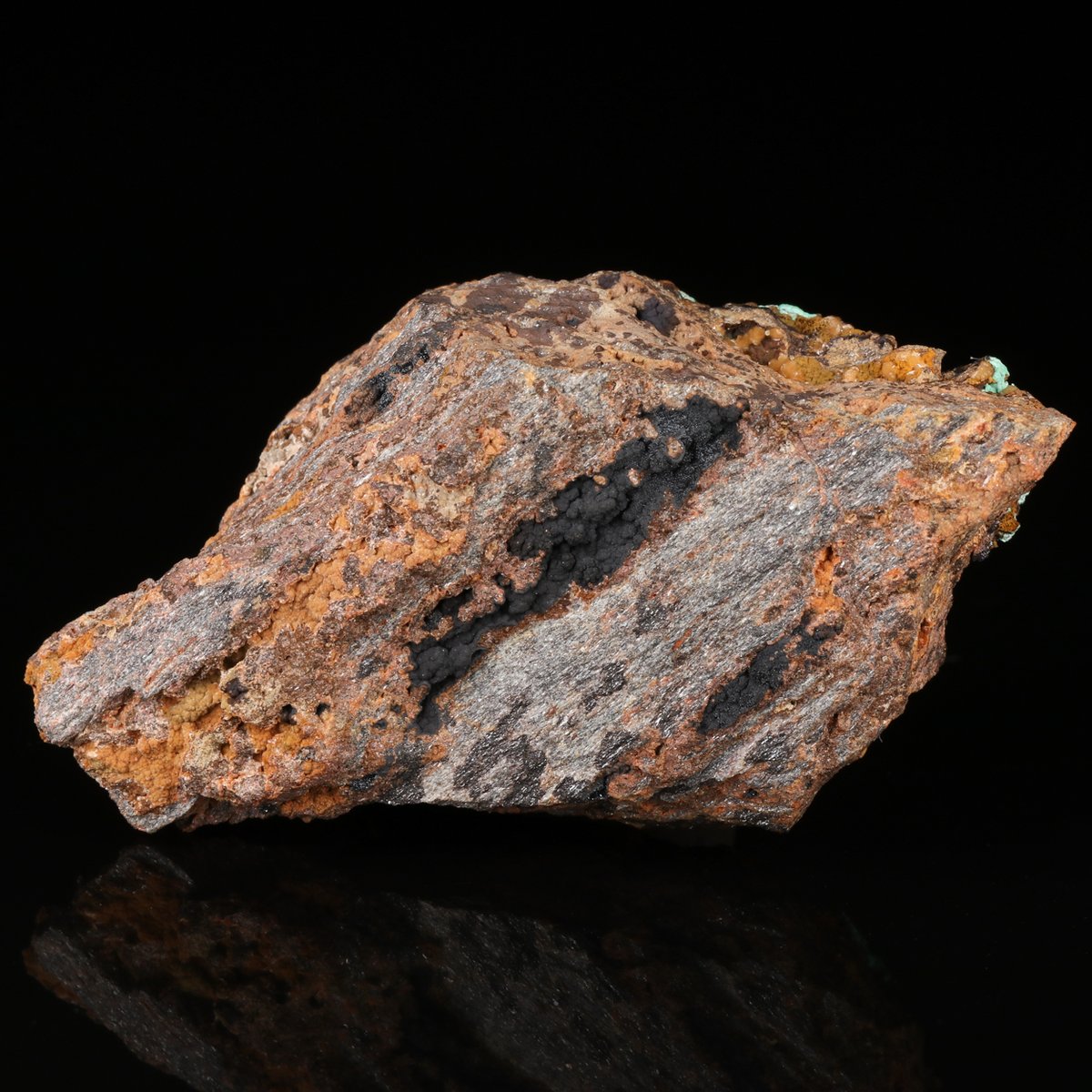 Goethite, Smithsonite, Chrysocolla