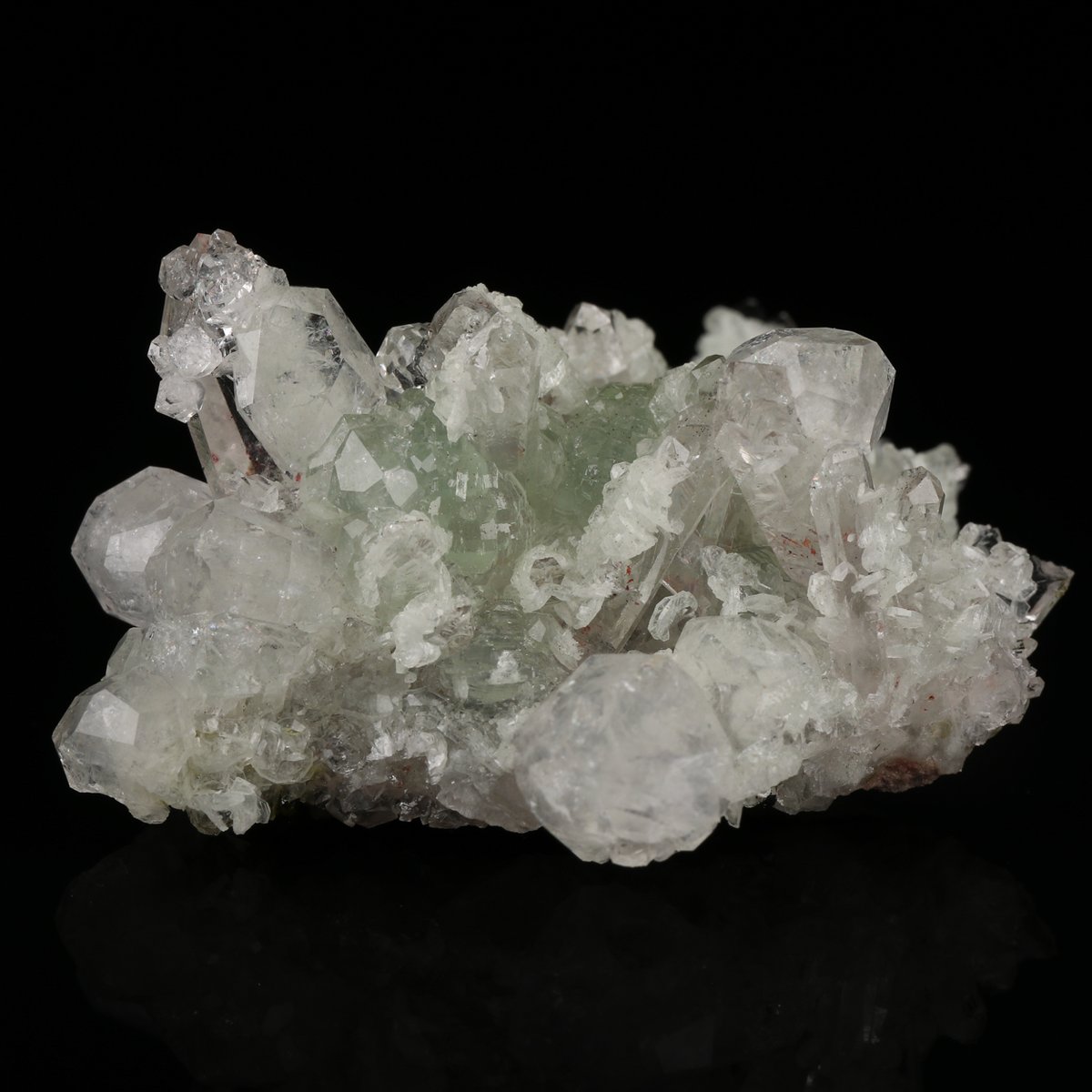 Analcime, Prehnite, Quartz