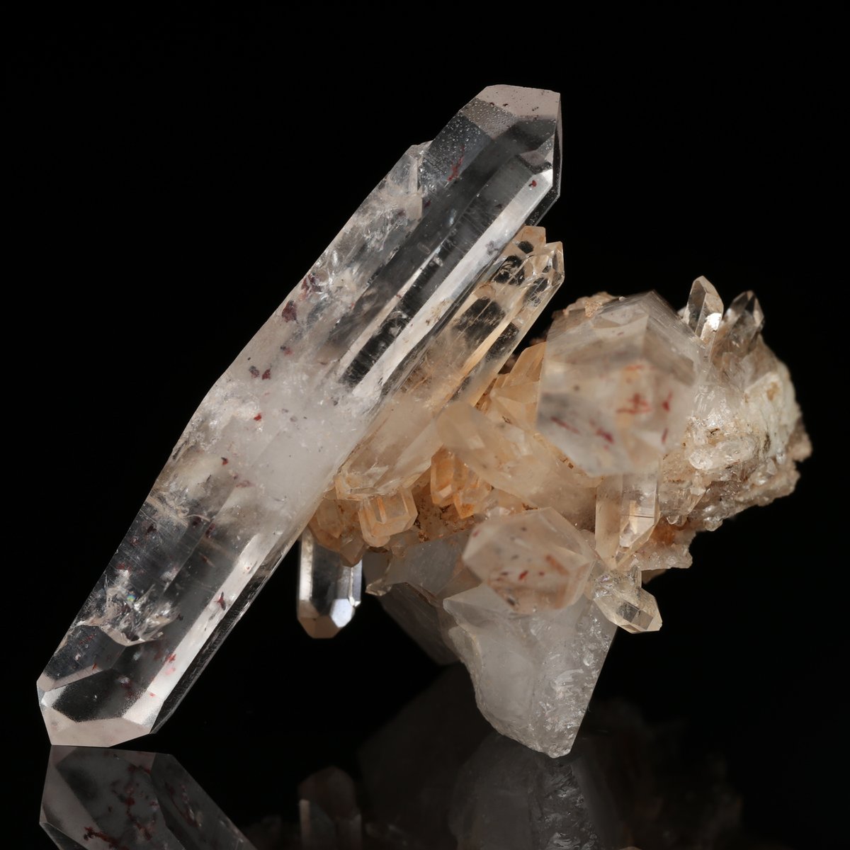 Quartz, Hematite