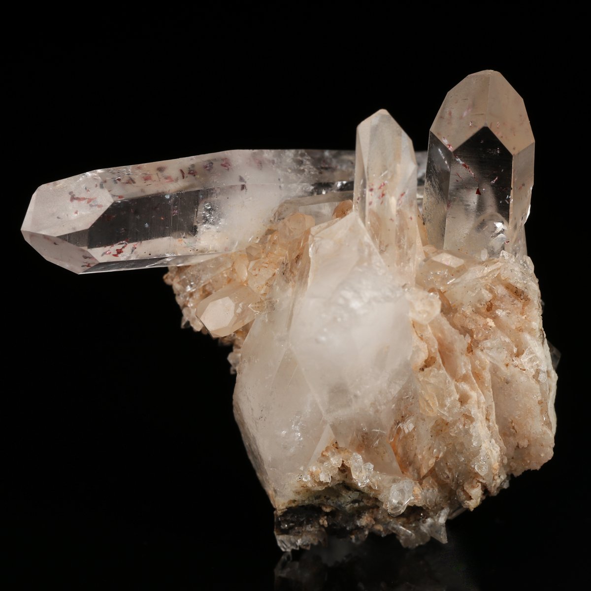 Quartz, Hematite