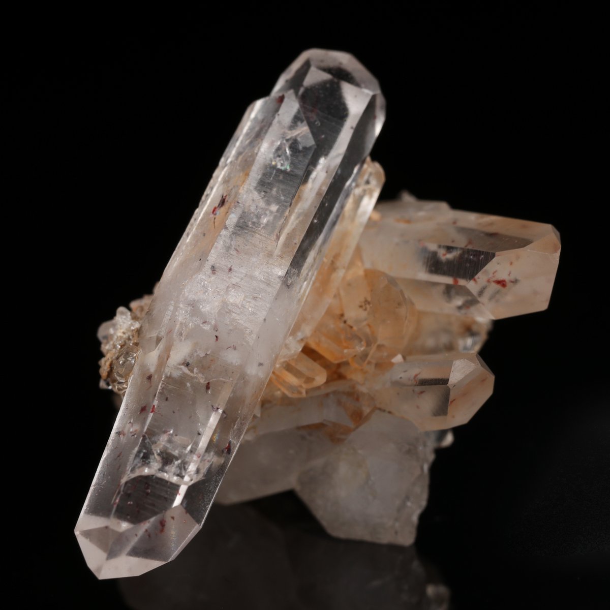 Quartz, Hematite