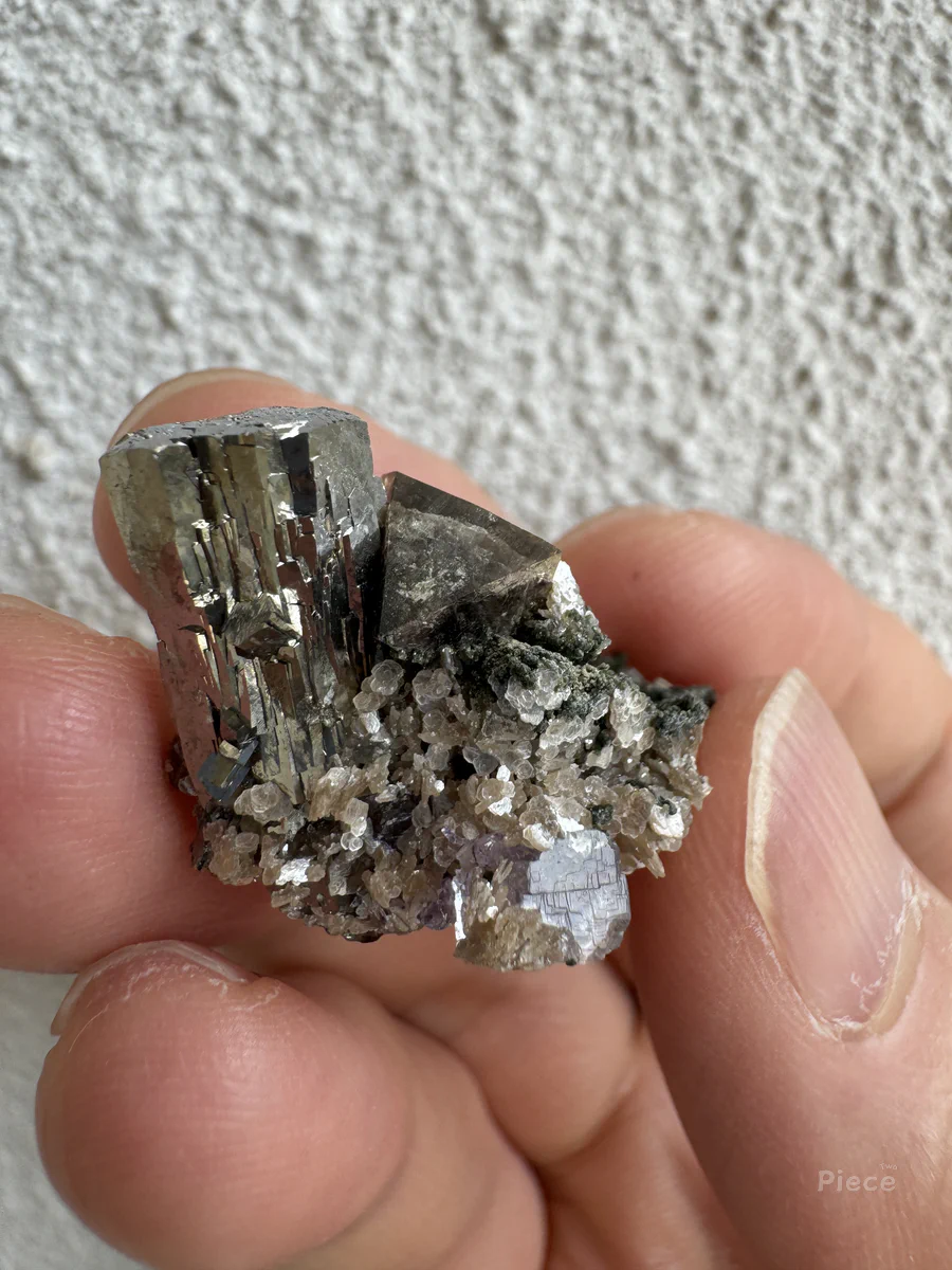 Arsenopyrite, Scheelite, Fluorite