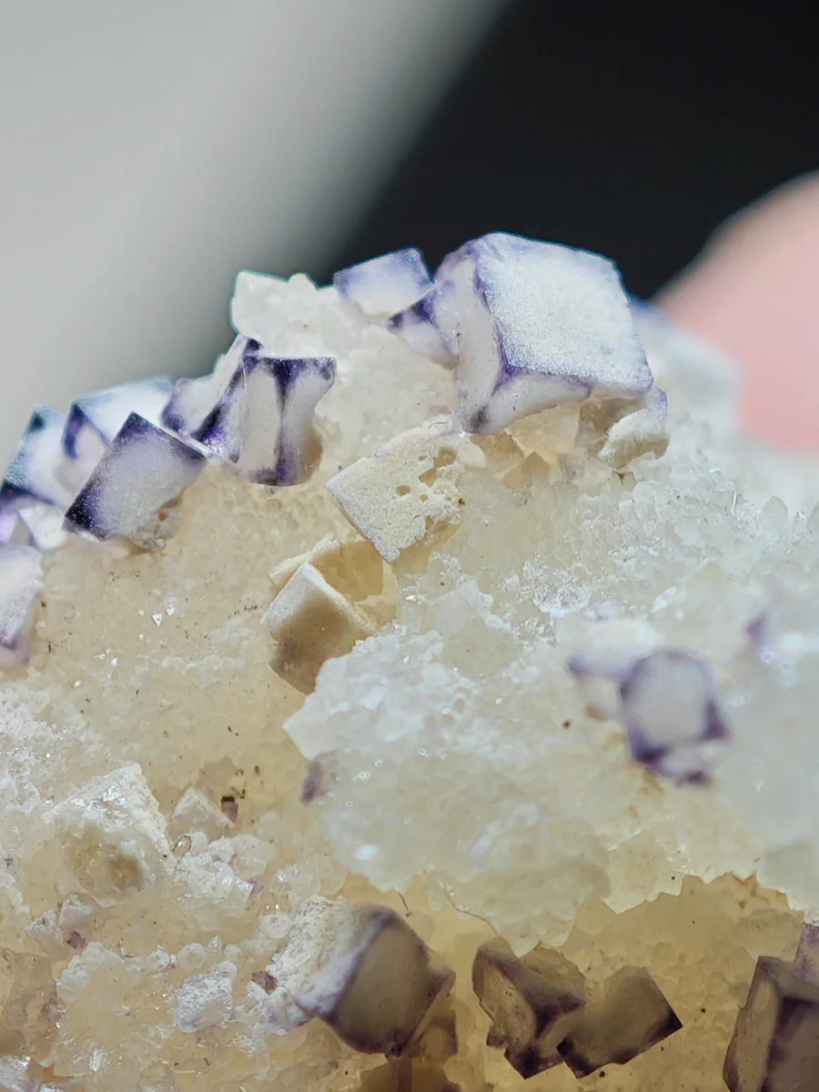 Fluorite, Quartz