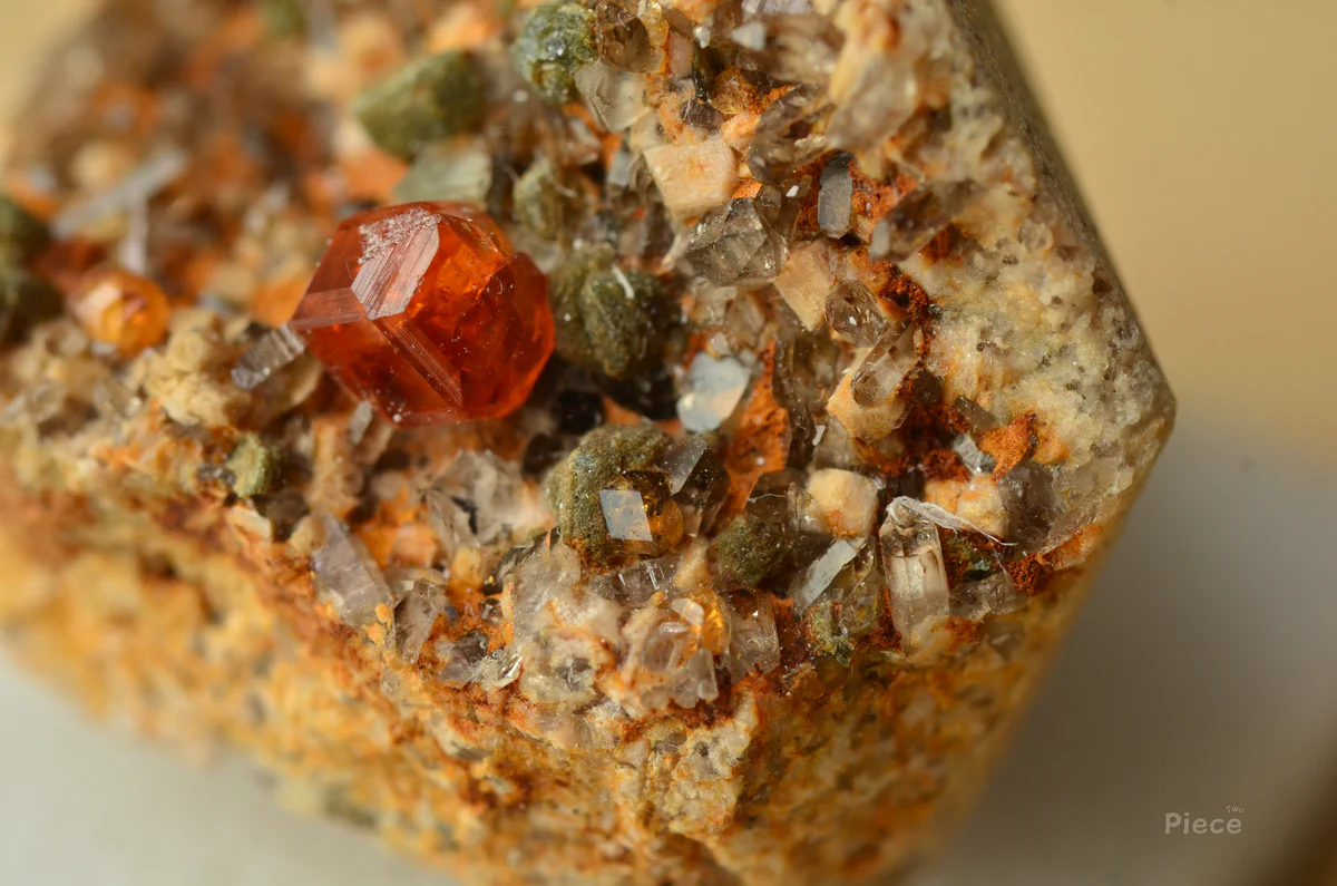 Spessartine, Mica Group, Quartz