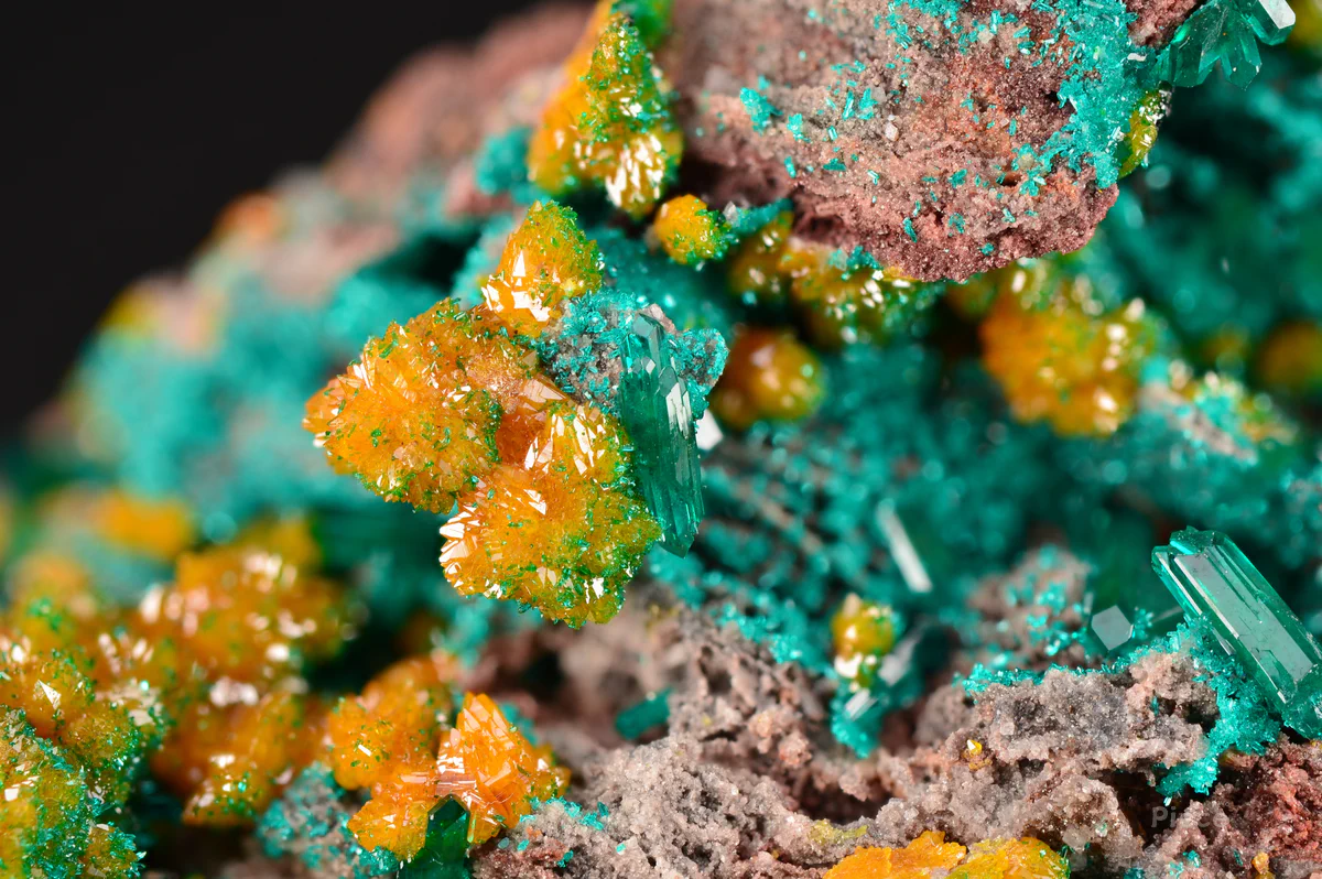 Mimetite, Dioptase