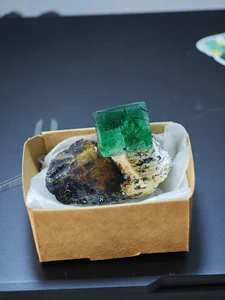 Fluorite, Anorthite, Siderite