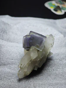 Fluorite, Quartz