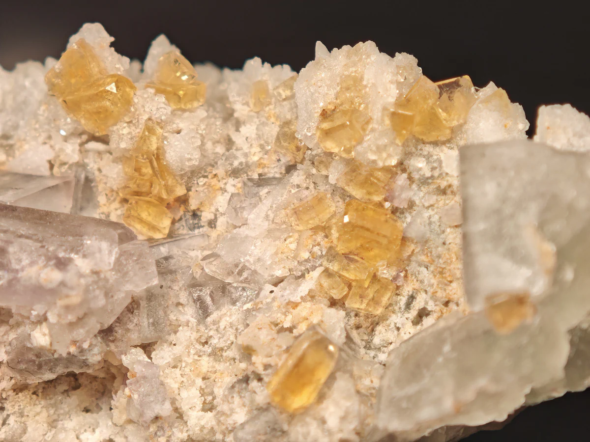 Baryte, Fluorite, Quartz