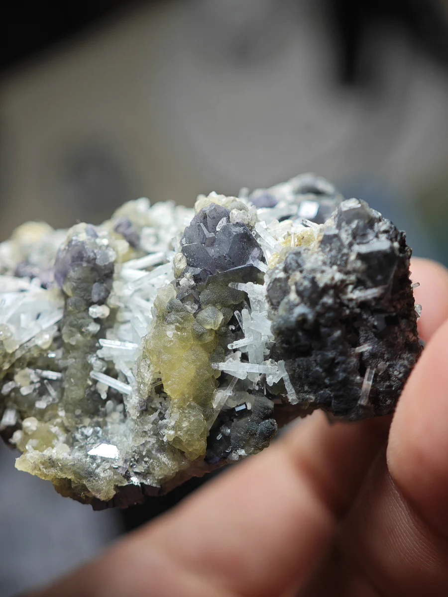 Beryl, Fluorite, Arsenopyrite