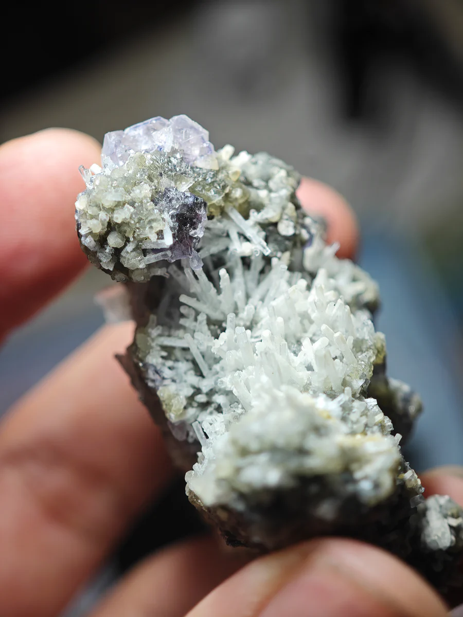 Beryl, Fluorite, Arsenopyrite