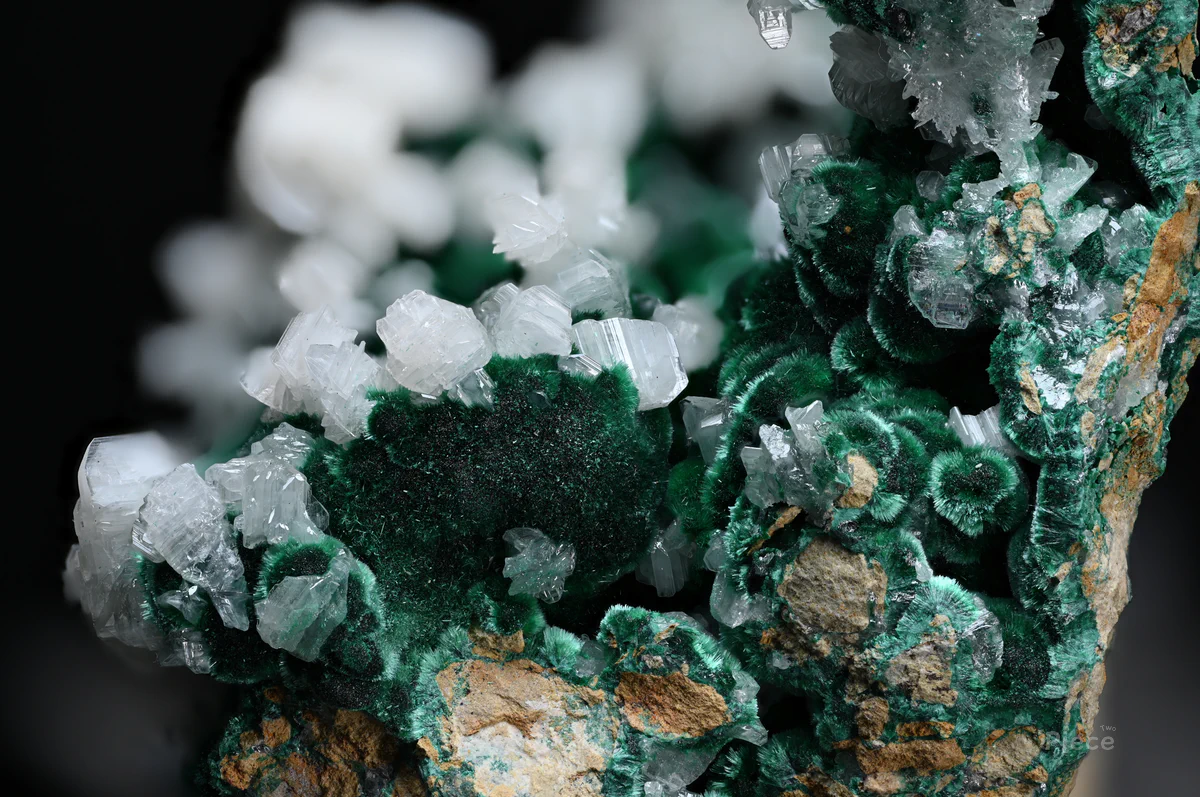Cerussite, Malachite